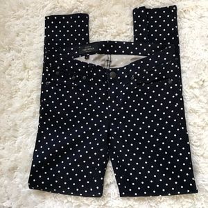 J. Crew Women’s Toothpick Polkadot Pants